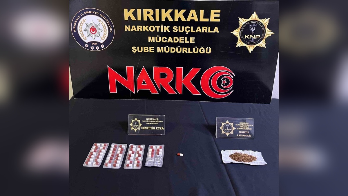 Kırıkkale'de uyuşturucu operasyonları: 3 tutuklama