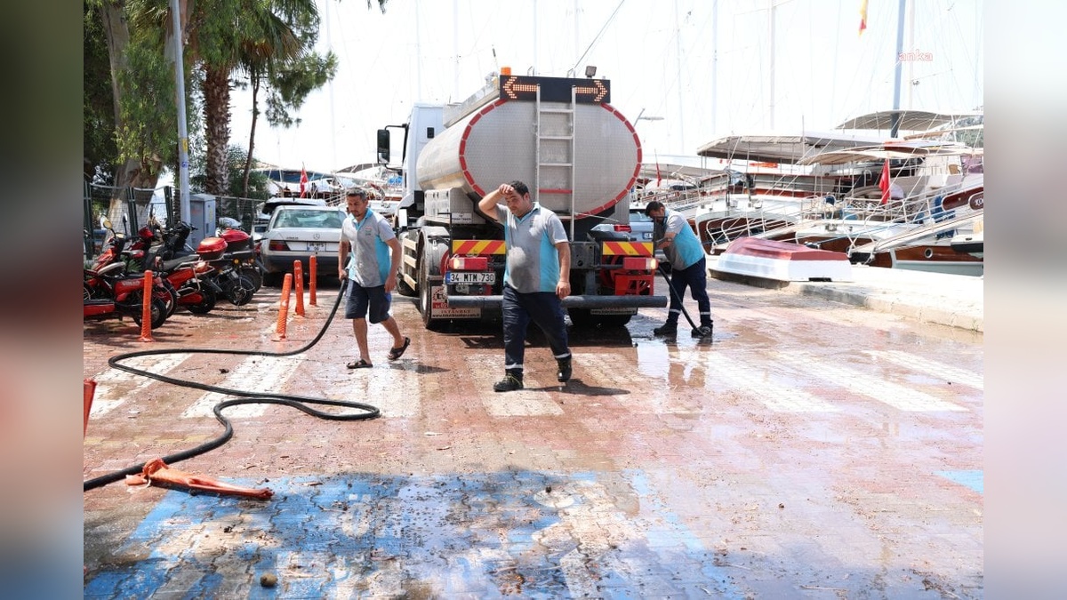 Marmaris Belediyesi'nden Bozburun'a hizmet seferberliği