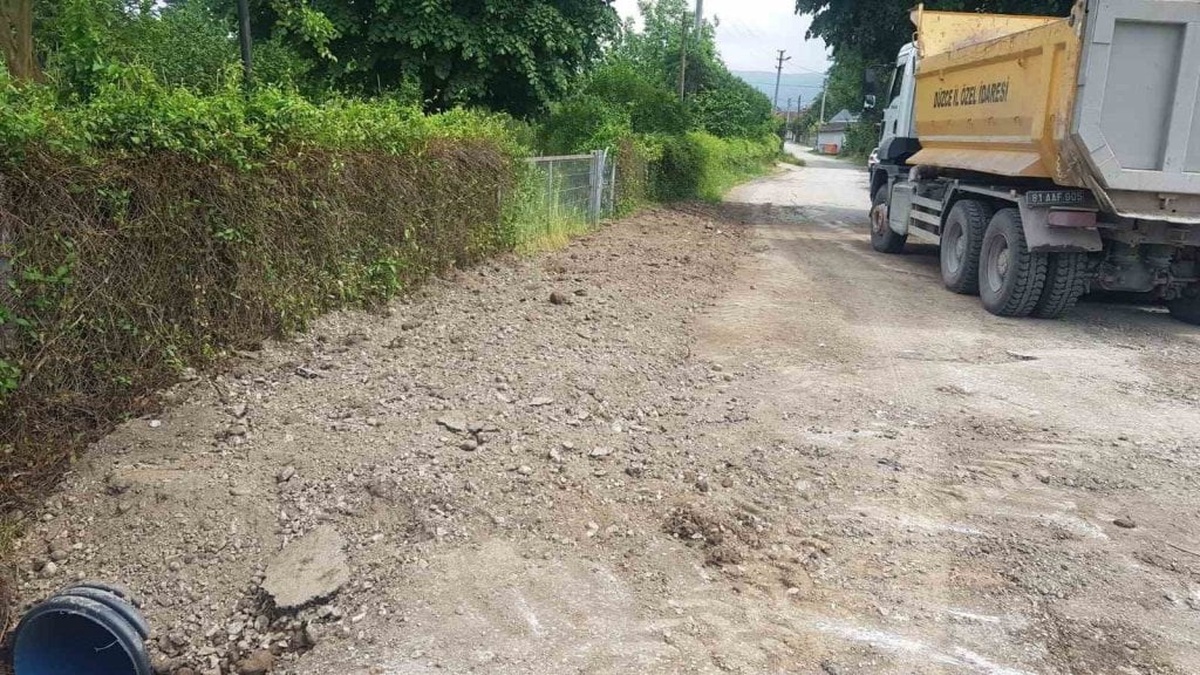 Düzce İl Özel İdaresi, Doğanlı köyünün alt yapısını güçlendirdi