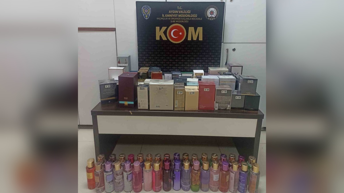 Aydın'da 100 şişe gümrük kaçağı parfüm ele geçirildi