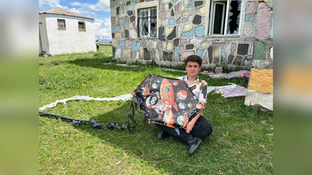 Kars Akyaka'da uçurtma şenliği coşkusu