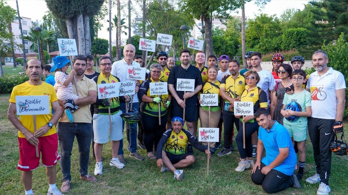 Tarsus'ta 3 haziran dünya bisiklet günü coşkuyla kutlandı