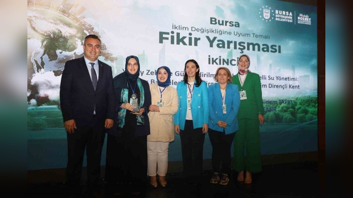 BTÜ'nün iklim değişikliği projesi, Bursa'da ikincilik ödülünü aldı