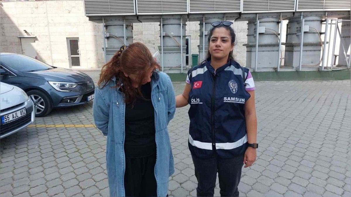 Samsun'da 27 suç kaydı bulunan kadın tutuklandı