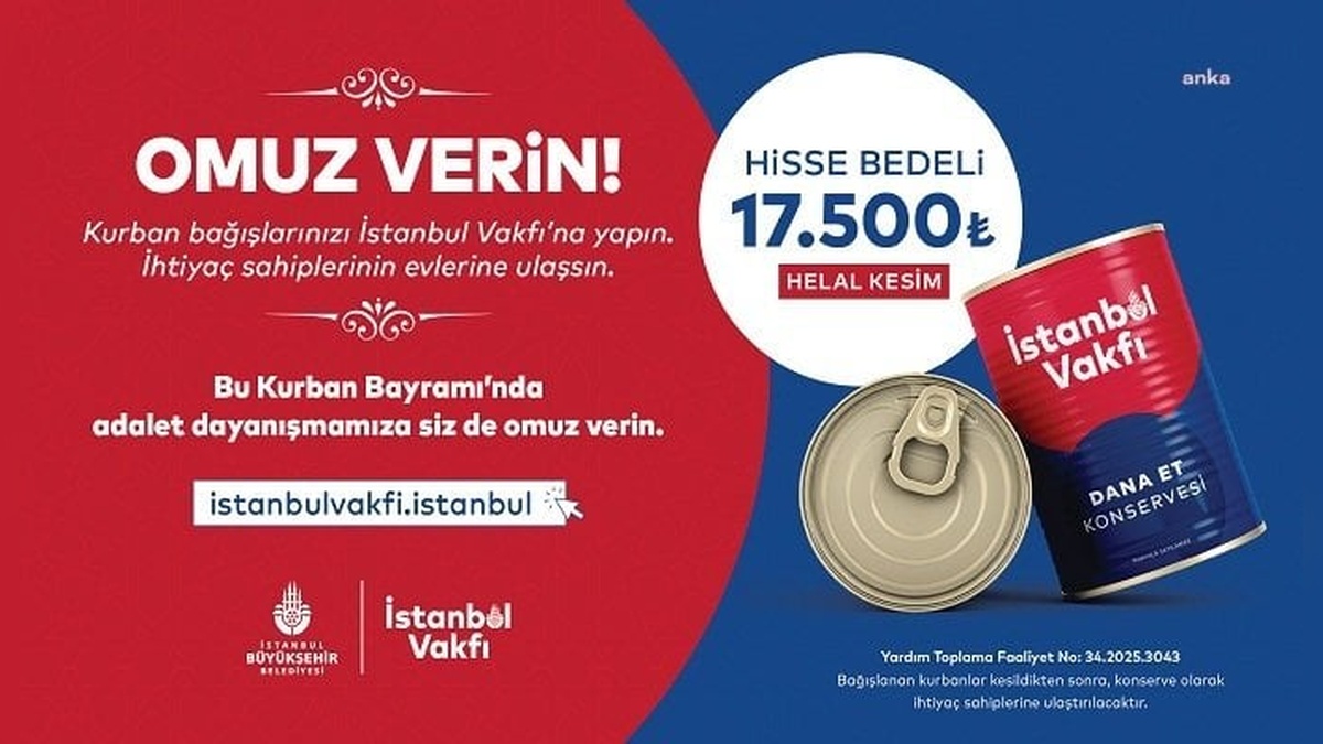 İstanbul Vakfı kurban bağışı kampanyası başlattı: Hisse bedeli 17.500 TL