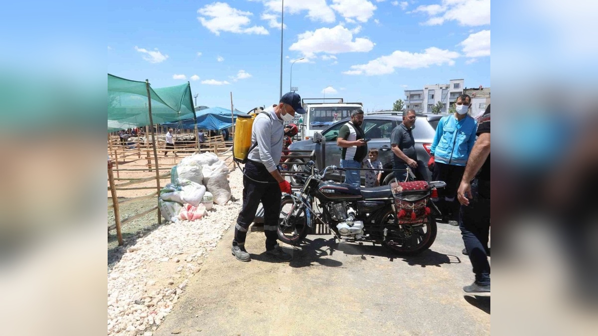 Gaziantep'te Kurban Bayramı öncesi denetimler ve ilaçlama çalışmaları başladı