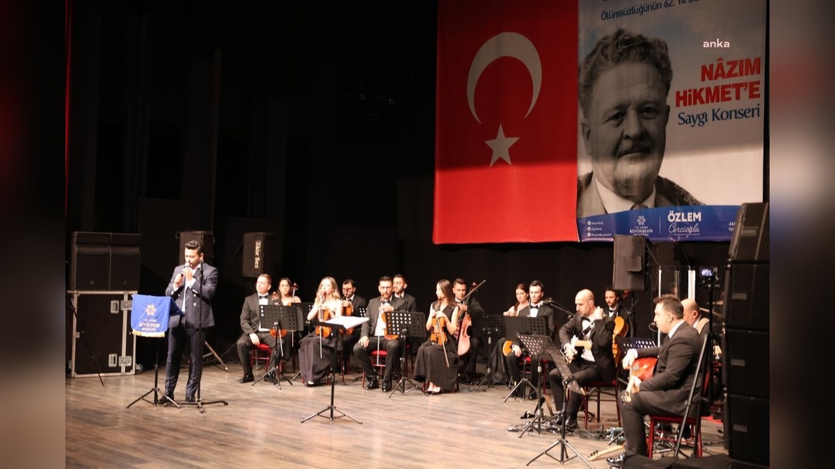 Aydın Büyükşehir Belediyesi'nden Nazım Hikmet anma konseri
