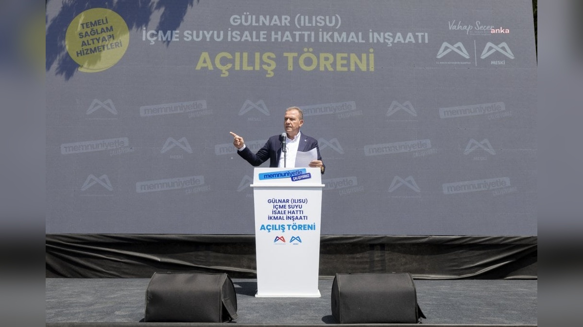 Mersin Büyükşehir Belediyesi'nden Gülnar'a Ilısu suyu