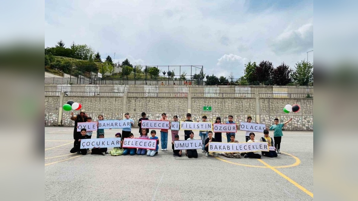 Elmadağ'da Filistin için farkındalık etkinliği