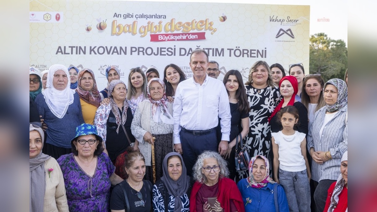 Mersin Büyükşehir Belediyesi'nden 346 arı yetiştiricisine destek