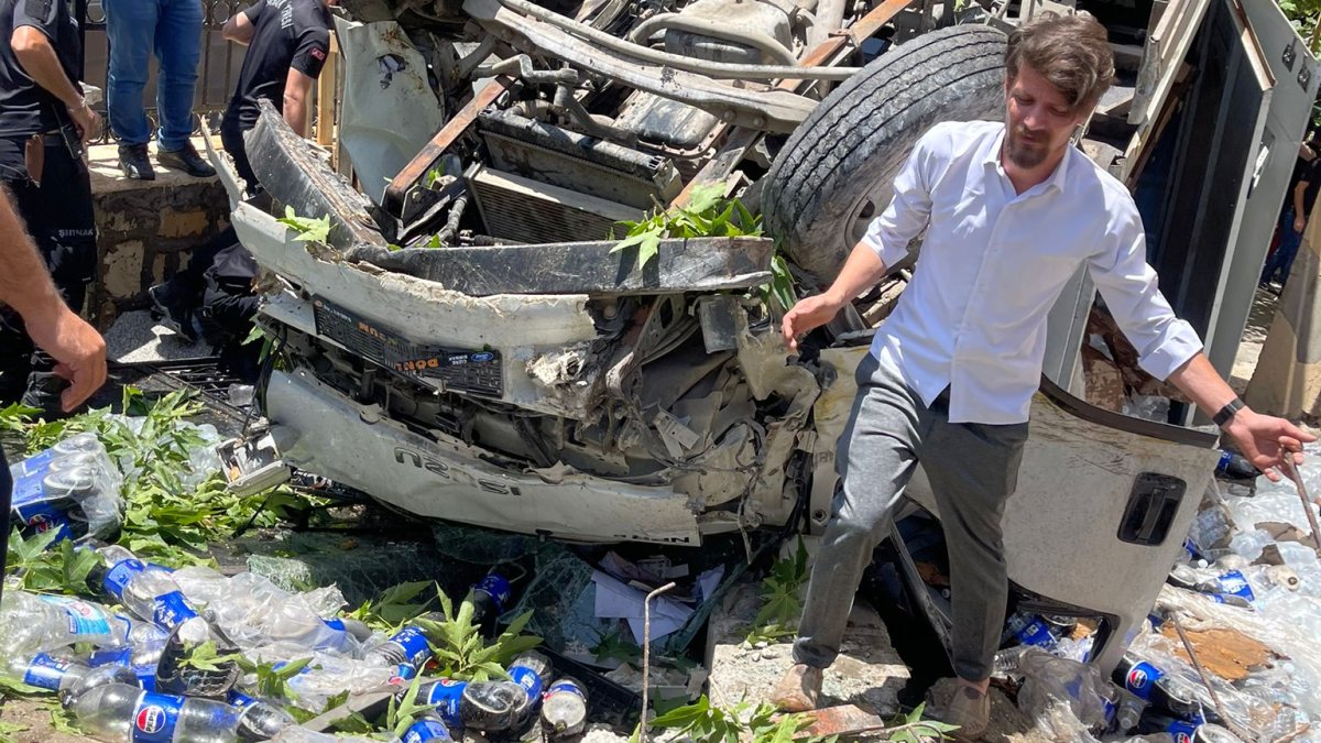 Şırnak'ta akılalmaz kaza!