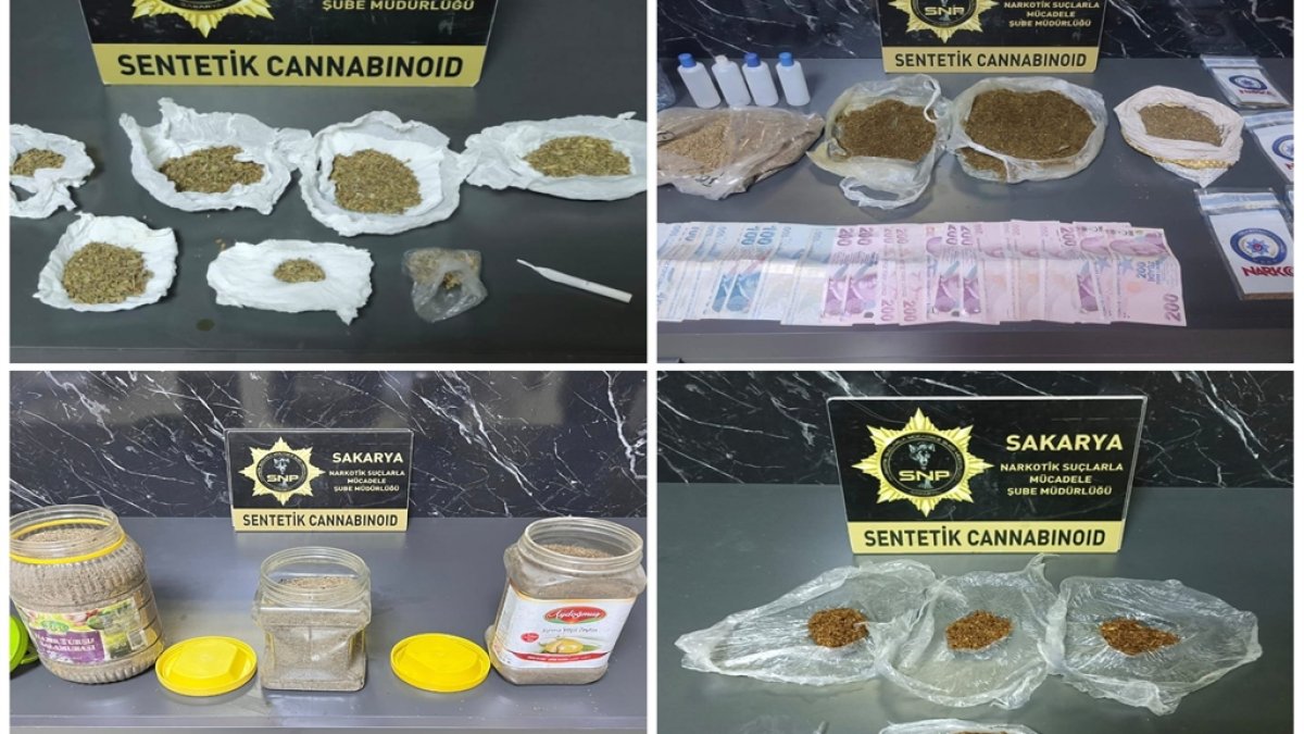 Sakarya'da 54 zehir tacirine gözaltı