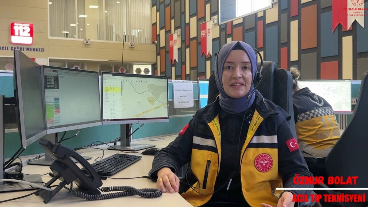 Osmaniye'de 112 personelinin telefonda tarif ettiği yöntem hayat kurtardı