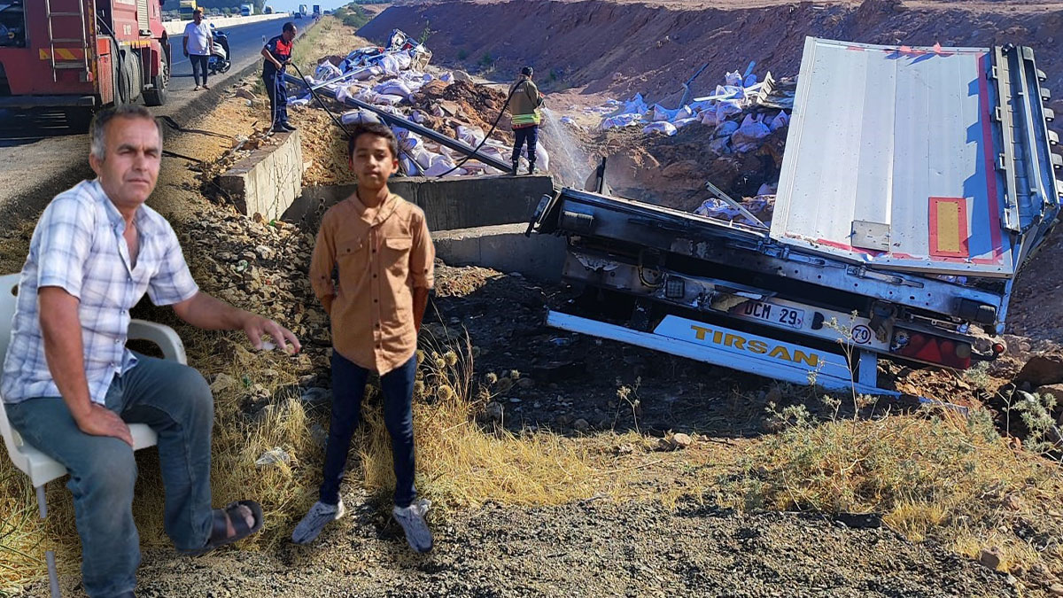 Baba ve 13 yaşındaki oğlu feci kazada yanarak can verdi