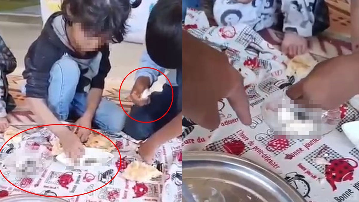 Kardeşlerine hayvan dışkısı yedirdi