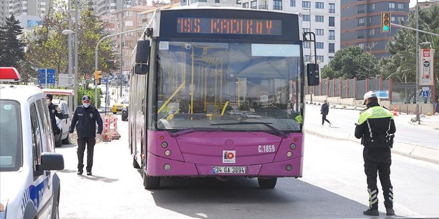 İstanbul'da toplu taşıma araçlarında koronavirüs denetimi