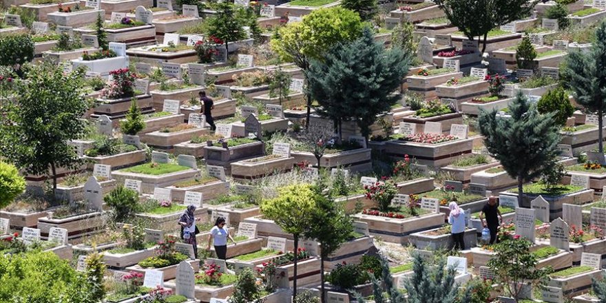 Başkentte mezarlıklar Kovid-19 nedeniyle ziyarete kapatıldı