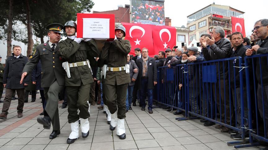 Şehit Uzman Çavuş Çubuk son yolculuğuna uğurlandı