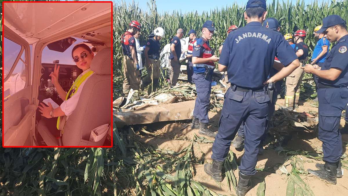 İzmir'de eğitim uçağı düştü!