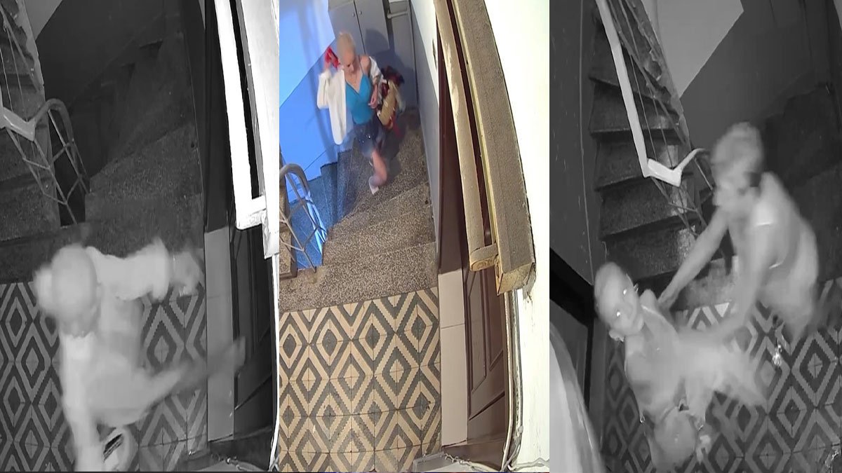 Terkedilen kadın sevgilisinin evini basıp öfke saçtı!