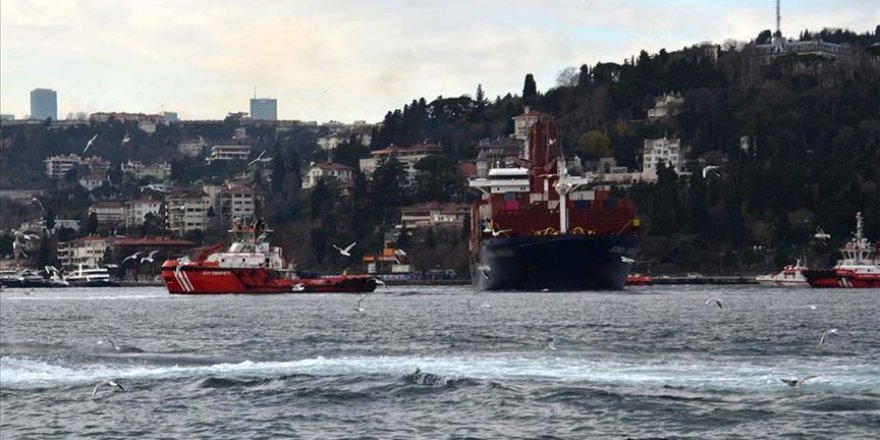 Boğazı kirleten kuru yük gemisine 2 milyon 397 bin lira ceza