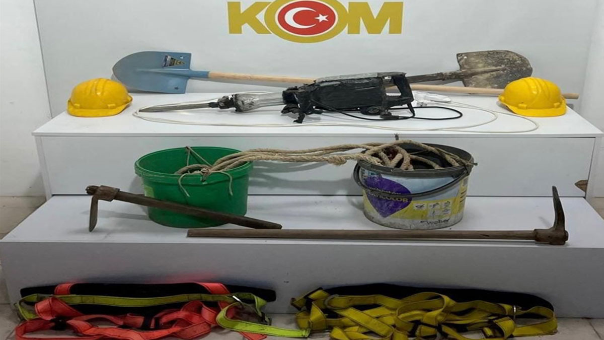 Kaçak kazı yaptılar! Yakalanınca rüya gördük dediler