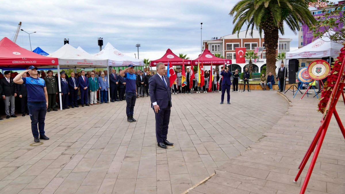 Giresun'da Atatürk'ün gelişi ve Gaziler Günü coşkuyla kutlandı