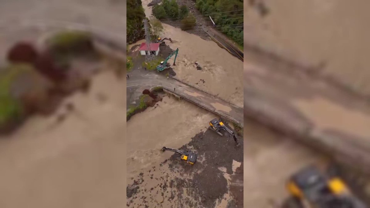 Karadeniz'de sel felaketi: 135 iş makinesi sahada