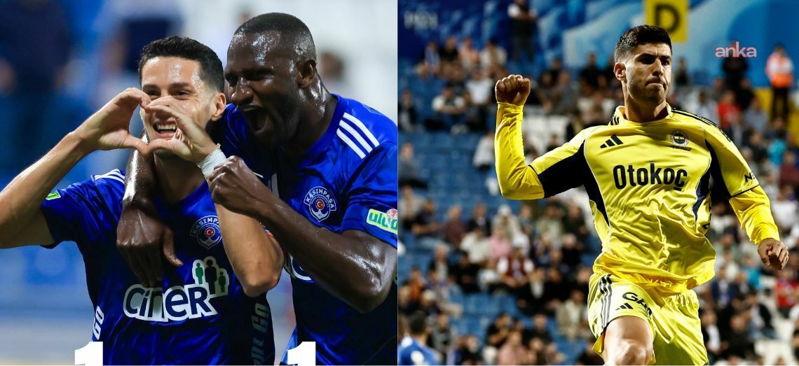 Fenerbahçe Kasımpaşa'ya karşı 1-1 kaldı