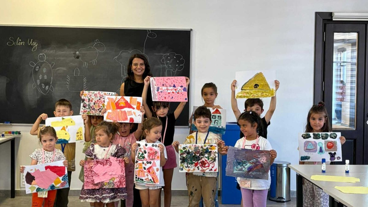 Eskişehir'de çocuklar için yaratıcı atölyeler büyük ilgi gördü