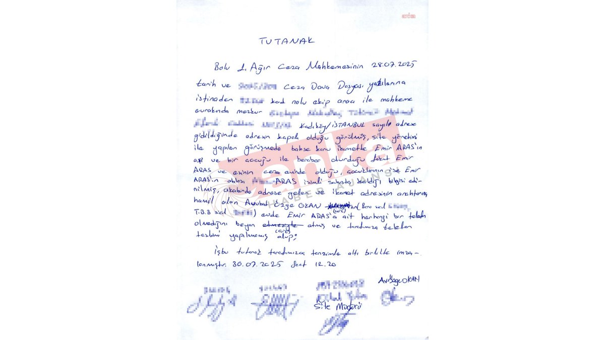 Tutuklu sanığın ev anahtarı başka bir sanığın avukatında bulundu