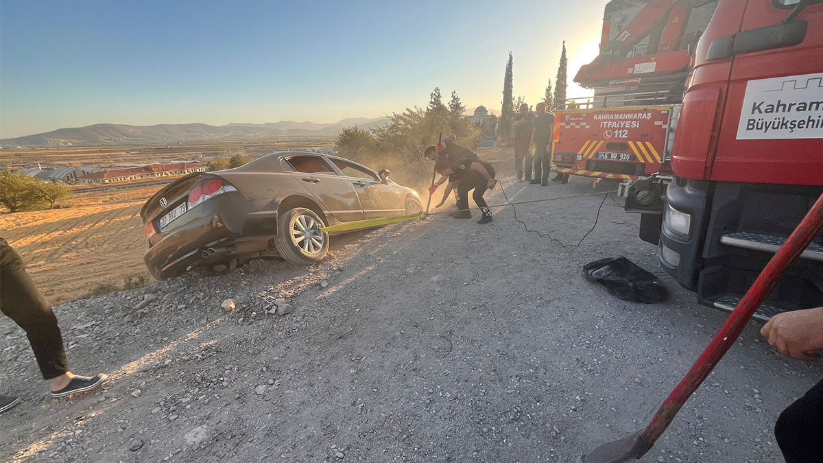Kahramanmaraş'ta akılalmaz kaza!