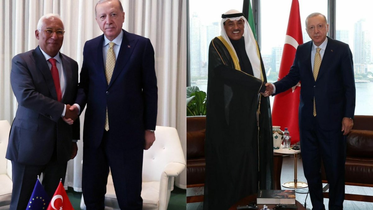 Erdoğan, ABD'de ikili temaslarla gündemi belirliyor