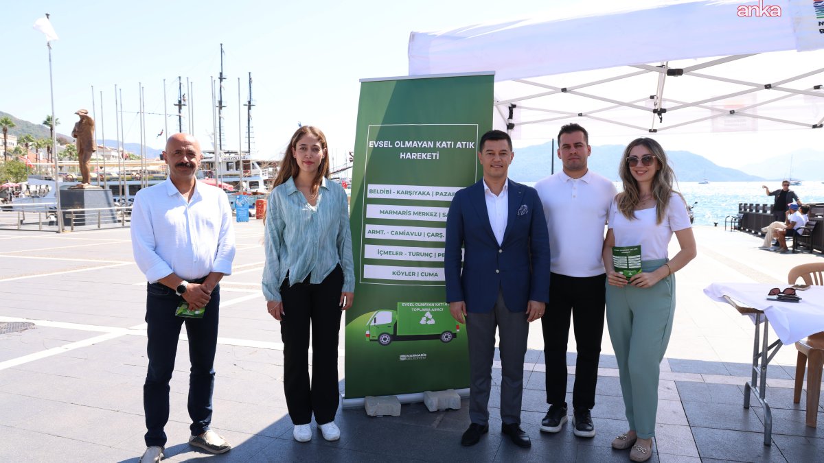 Marmaris'te atık toplama hizmeti başlıyor
