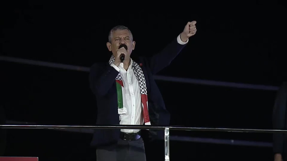 CHP'den Filistin'e güçlü destek mitingi