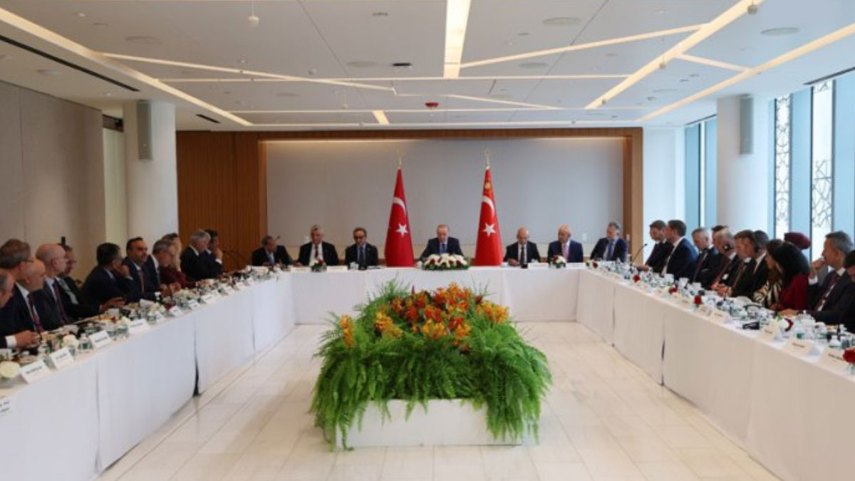 Erdoğan, ABD'li iş liderleri ile buluştu