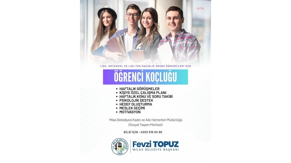 Milas Belediyesi öğrencilere özel destek sunuyor