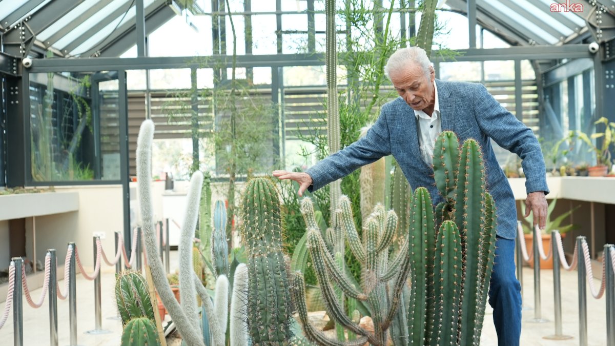 Doğa ve sanatı birleştiren buluşma: Ediz Hun kaktüs evinde gençlerle bir araya geldi