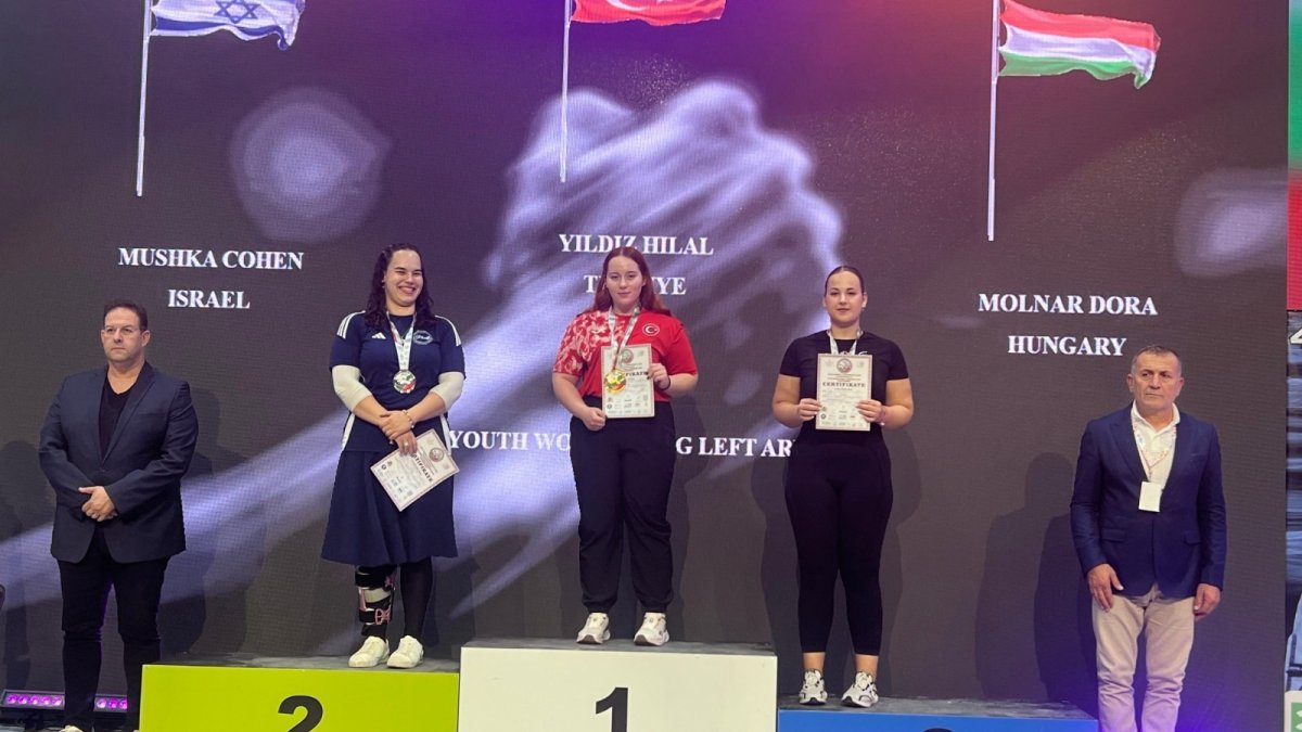 DEPSAŞ Enerji rüzgarı Bilek Güreşi Şampiyonası'nda esti