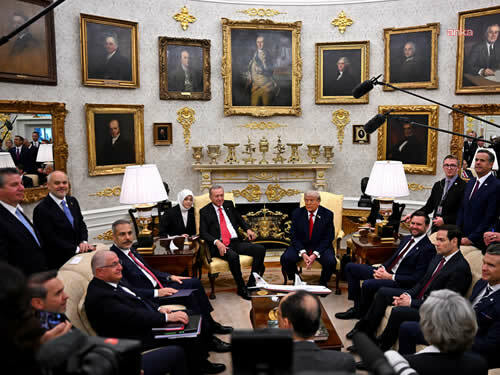 Erdoğan ve Trump, Beyaz Saray'da kritik zirveyi tamamladı