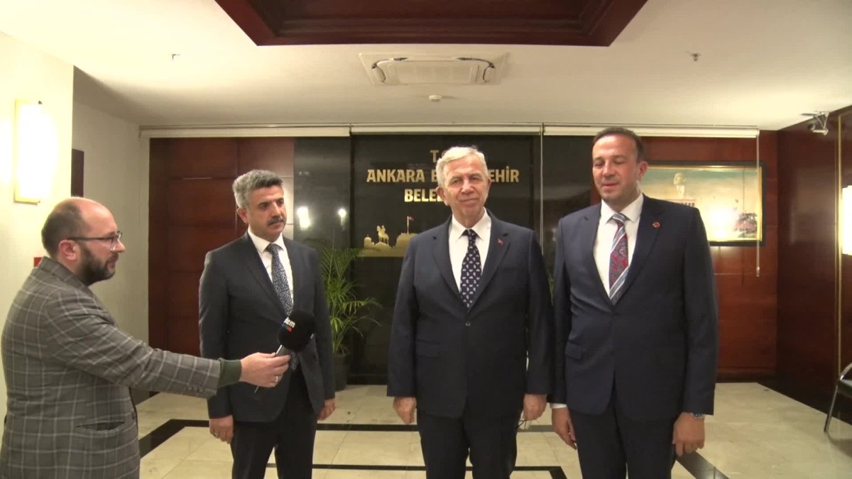 BTP heyeti Mansur Yavaş'ı ziyaret etti