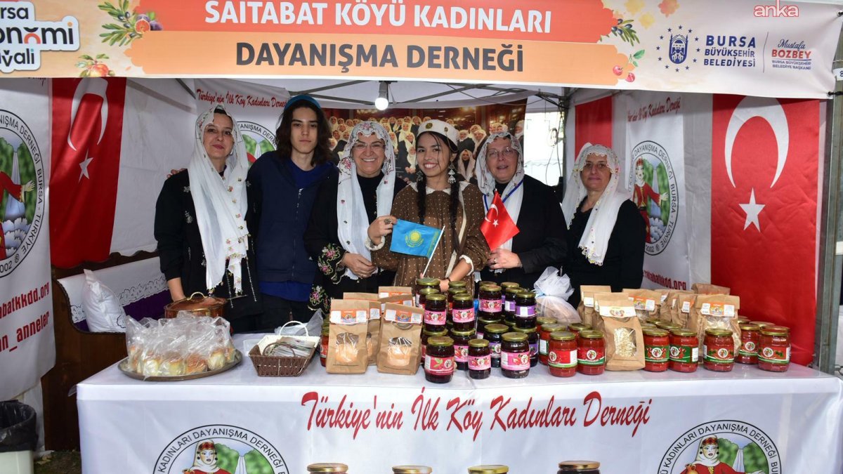 Bursa gastronomi festivalinde kadın üreticilerin etkisi büyüyor