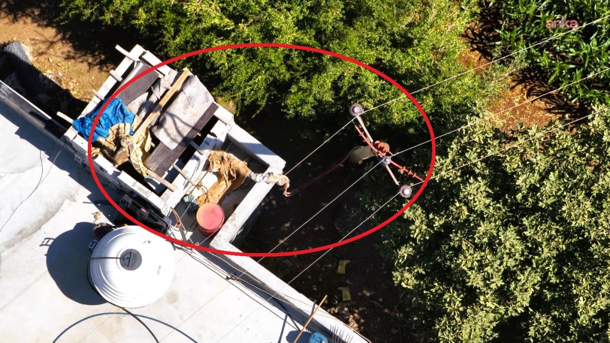 Dicle Elektrik dronları kaçak trafoyu ortaya çıkardı