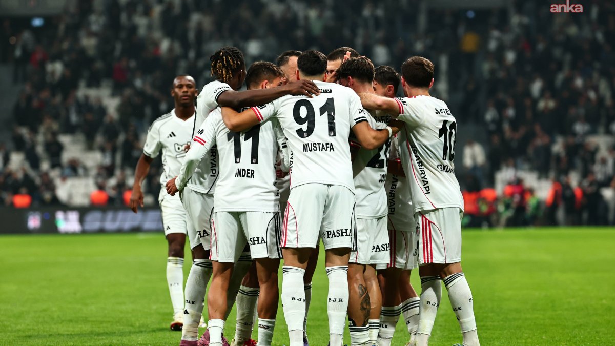 Beşiktaş'tan ezici galibiyet: 3-1