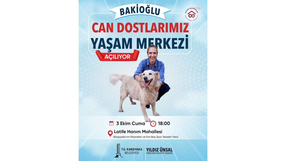 Bakioğlu Can Dostlarımız Yaşam Merkezi açılıyor