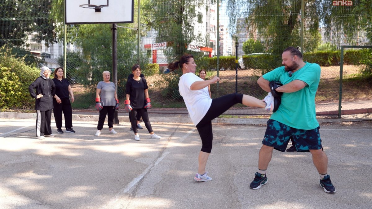 Kadınlara özel savunma kursuna büyük ilgi