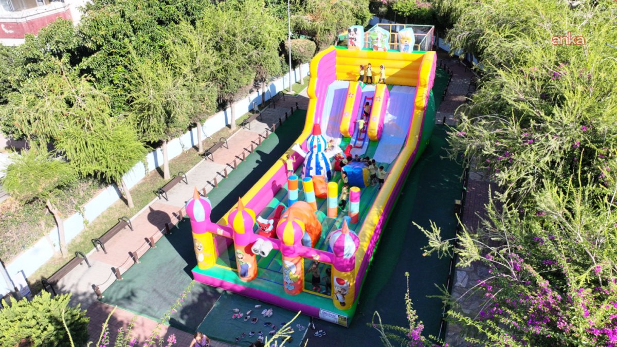 Alanya'daki balon parkı yeniliklerle açıldı