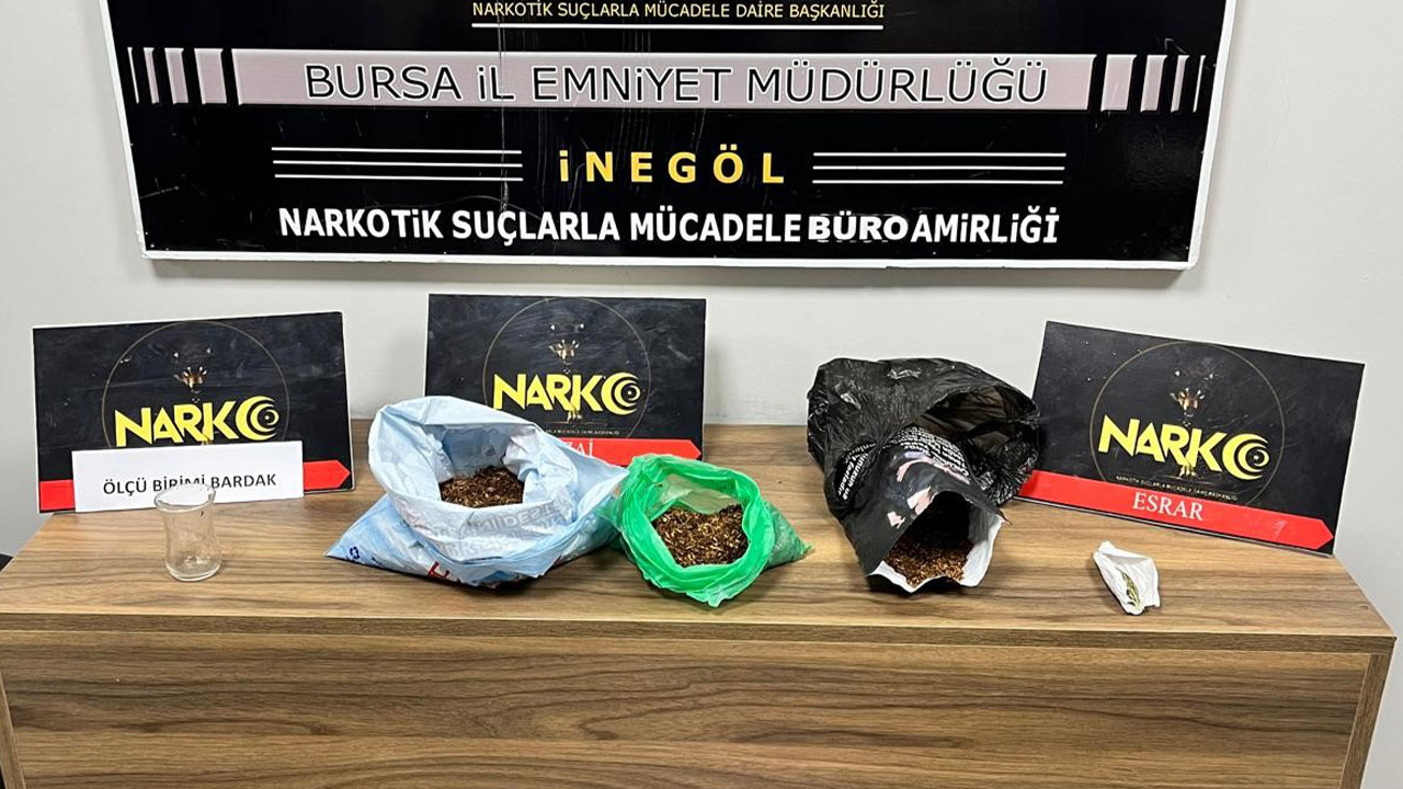 Bursa'da uyuşturucu operasyonu!450 gram bonzai ele geçirildi