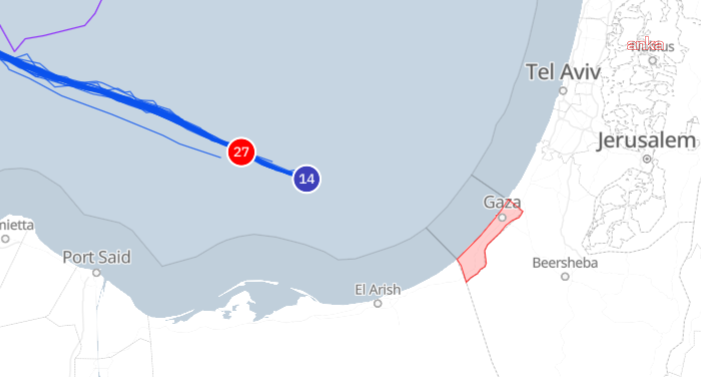 Sumud Filosu Gazze'ye doğru ilerliyor