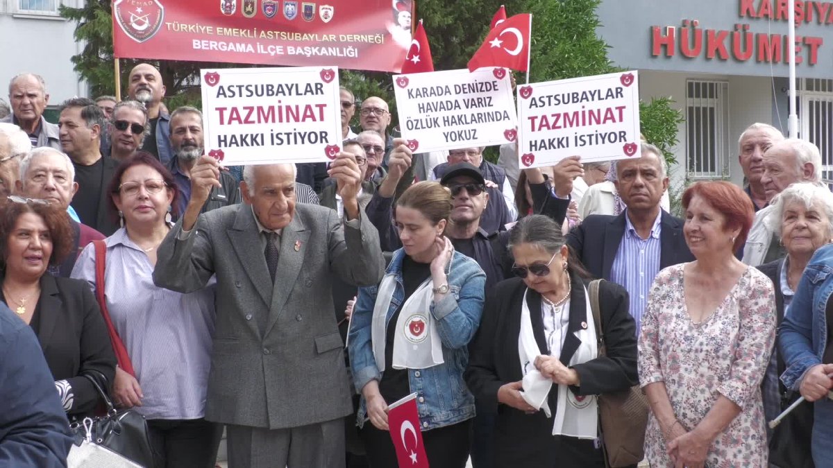 Astsubaylar tazminat hakları için meydan okuyor